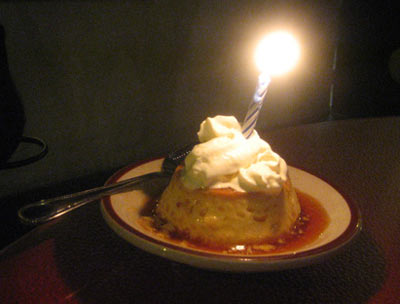 Moreno's - Birthday Flan