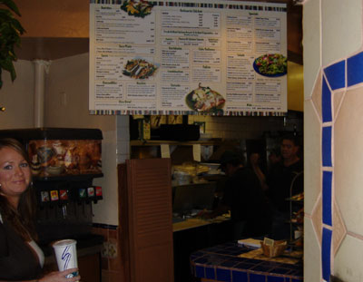 La Fogata - Menu Board