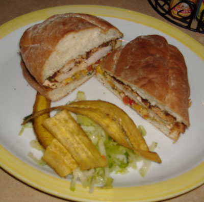 Tortilla Jo's - Mango Chicken Torta